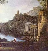 Claude Lorrain Landschaft mit der Nymphe Egeria und Konig Numa oil painting reproduction